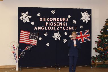 Zdjęcie z galerii XIII świąteczna edycja KONKURSU PIOSENKI ANGLOJĘZYCZNEJ 24.01.2023