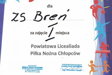 Zdjęcie z galerii Powiatowa Licealiada w Piłce Nożnej 19.04.2023