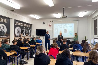 Zdjęcie z galerii Spotkanie uczniów  z psychologiem Poradni Psychologiczno – Pedagogicznej 16.10.2024