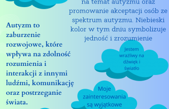 Przejdź do wpisu 2 kwietnia –  Światowy Dzień Świadomości Autyzmu