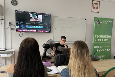 Zdjęcie z galerii Kreatywne lekcje w Technikum Reklamy 29.09.2025